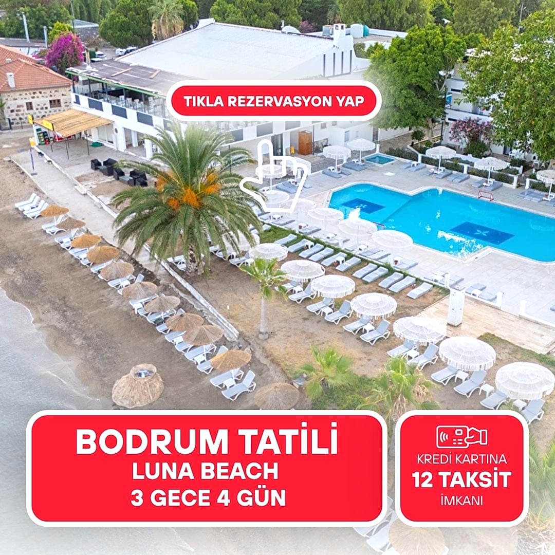 Ladonia Hotels Luna Beach Resort  / 3 Gece 4 Gün / İstanbul Bursa ve İzmir Kalkışlı