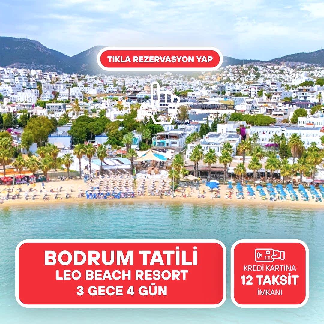 Ladonia Hotels Leo Beach Resort +16 /  3 Gece 4 Gün  / İstanbul Bursa ve İzmir Kalkışlı
