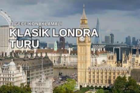 Kış Dönemi Klasik Londra Turu-İzmir Çıkış 3 Gece 4 Gün YT007